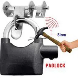 Anti-Theft Motion Sensor Alarm Pad Lock with 3 Keys 110 dB Siren Lock-image-96