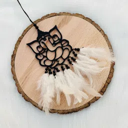 crystalcraft Ganesha Dream Catcher Car Hanging Ornament | Dream Catcher for Positive Energ Feather Dream Catcher image 3