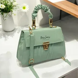 clarisjames Green Women Sling Bag Green, purse for women stylish crossbody sling bag image 1