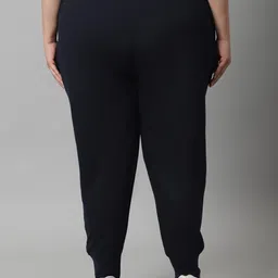 rute Women Solid Black Track Pants image 3