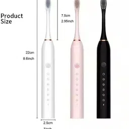 ShineSweep CleanWave Smart Brush Electric Toothbrush image 4