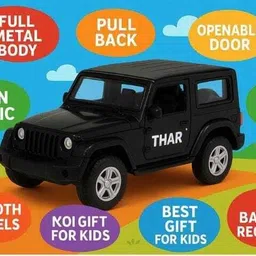 fusionco THAR Metal Toy Car For Kids With Open Able Doors ,Light & Music image 4