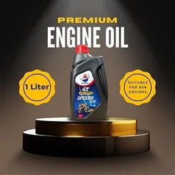 lubin Speedo 4T 10W-30 Motorcycle Engine Oil|High Performance & Smooth Gear Shift JASO MA2, API SM Superior Engine Protection & Mileage for All 4-Stroke Bikes Synthetic Blend Engine Oil image 4