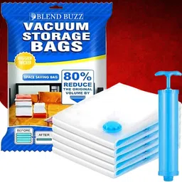 blend buzz Vacuum Storage Bags for Clothes, Quilts, Blankets – Space Saver Compression Travel Storage Vacuum Bags-picture-25