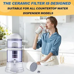 musky by musky REPLACEMENT CERAMIC FILTER OF MINERAL POT NON ELECTRIC WATER FILTER Solid Filter Cartridge image 3