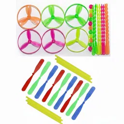 super easy Mini 10 Pc Dragonfly & 10 Pc Hand Flying Toy Propeller Launcher for Boys & Girls-picture-13