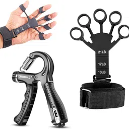 pheonix Counter Hand Gripper & Finger Gripper Set – Forearm, Wrist & Finger Exerciser Hand Grip/Fitness Grip-picture-21