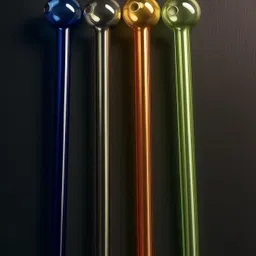 agnix Borosilicate Glass Outside Fitting Hookah Mouth Tip image 2