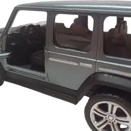 vermas Car Toy SUV Model with Light & Sound | Pull Back Action image 3