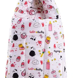 3 in 1 New Born Baby Carry Bed Sleeping Bag Travel Baby Bed for 0-12 months Old Carry Bed Baby Carry Nest Ultra Soft Cotton Breathable Lounger Cover with Zipper,-image-23
