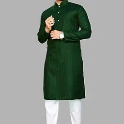 shree sundha Men Cotton Blend Kurta Pyjama Set-picture-25