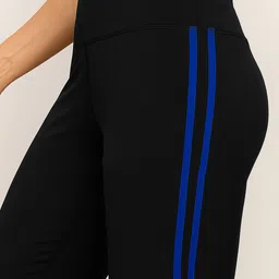 houseofcommon Women Striped Black Track Pants-picture-16