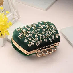 d'vine luxe Party Green Clutch-picture-24