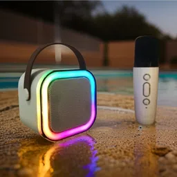 FYDs G9_k12 Wireless Karaoke Mic Speaker: K12 with RGB, 5W Bluetooth 10 W Bluetooth Home Audio Speaker-picture-33