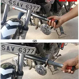 srphere Eavy Sinle Side Open Rod Leg Guard Good Quality for Bike Crash Guard image 4