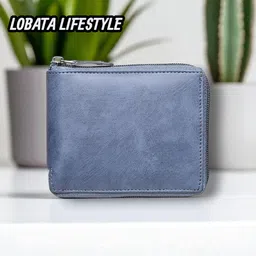 lobata lifestyle Men & Women Casual, Evening/Party, Formal, Travel, Trendy Blue Artificial Leather Wallet-picture-25