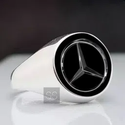 zebisco Mercedes Benz ring, 925 sterling silver, latest design 3d, Mercedes man Stainless Steel, Sterling Silver Titanium Plated Ring-picture-17