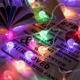 xenith 16 LEDs 3.5 m Multicolor Steady Ball Rice Lights image 2