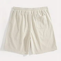 sti Solid Men White Regular Shorts image 2