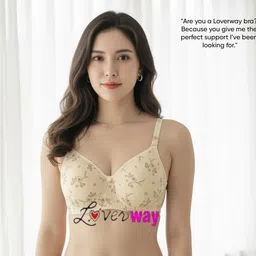 loverway Pack of 2 Women Minimizer Lightly Padded Bra image 2