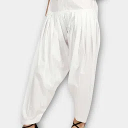 atriyo Pure Cotton Solid Women ["White"] Salwar-picture-18