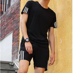 r rockin tees Striped Men Track Suit image 3