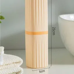 garu plastic Capsule Portable Toothbrush Storage case Plastic Toothbrush Holder Toothbrush Case image 2