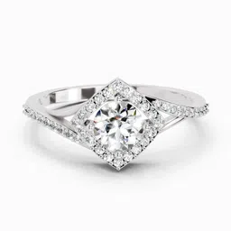 Sparkles Lab Grown Diamond 14kt White Gold ring-picture-39