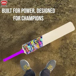 bsm WARRIOR HARD PLASTIC BAT FOR MEN AND WOMEN PVC/Plastic Cricket Bat For 15+ Yrs image 4