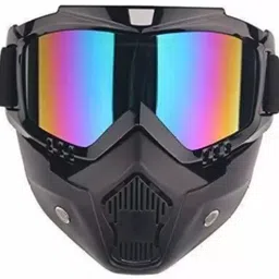 dolshacob ATV Goggles Mask Detachable Harley Style Padding Helmet Sunglasses Road Riding Decorative Mask-picture-22