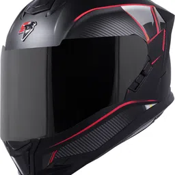 steelbird SBH-57 Carbon Fighter ISI and DOT Certified Full Face Helmet for Men and Women Motorbike Helmet-picture-19
