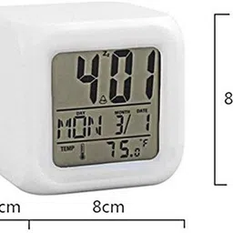 twixxle Analog-Digital White Clock image 3