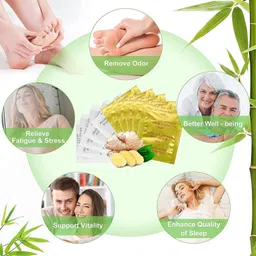 Natural Cleansing Organic Weight Loss Foot PatchesMen/Women(2 Pkt-20 Pads) M106 Nursing Breast Pad-image-70