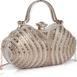 lady quinton Party Gold Clutch-picture-11