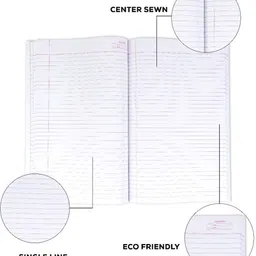 classmate Longbook A4 Notebook Single Line 140 Pages image 5