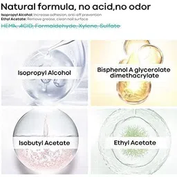 peacora 2 Pcs Nail Prep Dehydrator Air Dry No Acid Primer Enamel UV Gel Nail Polish Kit for DIY at Home, Nail Care Kit Nail Art Salon Professional, PRIMER & DEHYDRATOR image 4