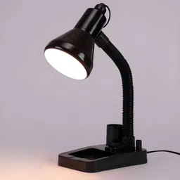 kundanlighting Adjustable Study Lamp With Round Flexible Neck For Study (Black) Study Lamp-picture-24