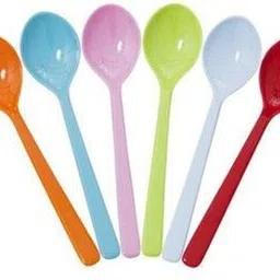 nainakrish Disposable Plastic Serving Spoon Set image 2
