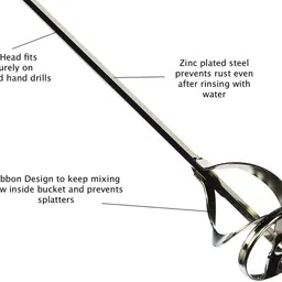 sinal Stirrer Rod for Drill Machine And Paint Mixer Power & Hand Tool Kit image 2