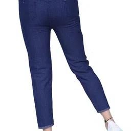 houseofcommon Women Regular Mid Rise Blue Jeans image 2