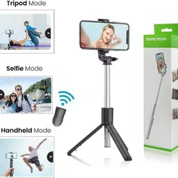 NKL Perfect Selfie Stick Extendable with Bluetooth Remote, Lightweight_91 Bluetooth Selfie Stick-picture-12