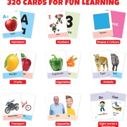 little berry Big Flash Cards for Kids (The Ultimate Bundle Set): Fun Learning Toy - 320 Cards image 2