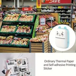 Vibrona Print your favorite moments quickly with a small pocket printer Thermal printer image 5