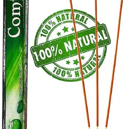 askab Natural Mosquito Repellent Camphor & Lemon Grass Incense Sticks 120Pcs LEMON image 2