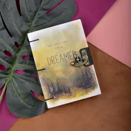 nizam handiicraft Leather Notebook With Key Tie Closer 7x5 inch 200 Pages Regular Diary Single Rule 200 Pages image 1