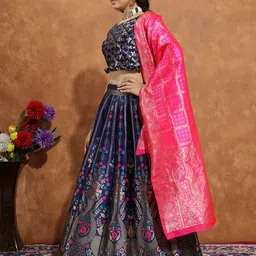 aika Printed Semi Stitched Lehenga Choli image 3