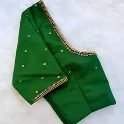 kaf Unstitched Art Silk Blouse Material Embellished-picture-22