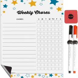 inkdotpot Magnetic Whiteboard Weekly Chores Routine Planner Chore Chart Refrigerator-Q8-picture-30