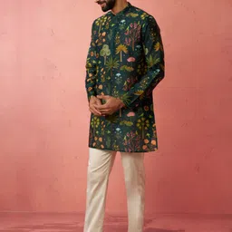 vastramay Men Pure Cotton Kurta Pant Set image 4