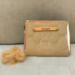 a s fashion Men & Women Casual Khaki Artificial Leather Wallet image 1